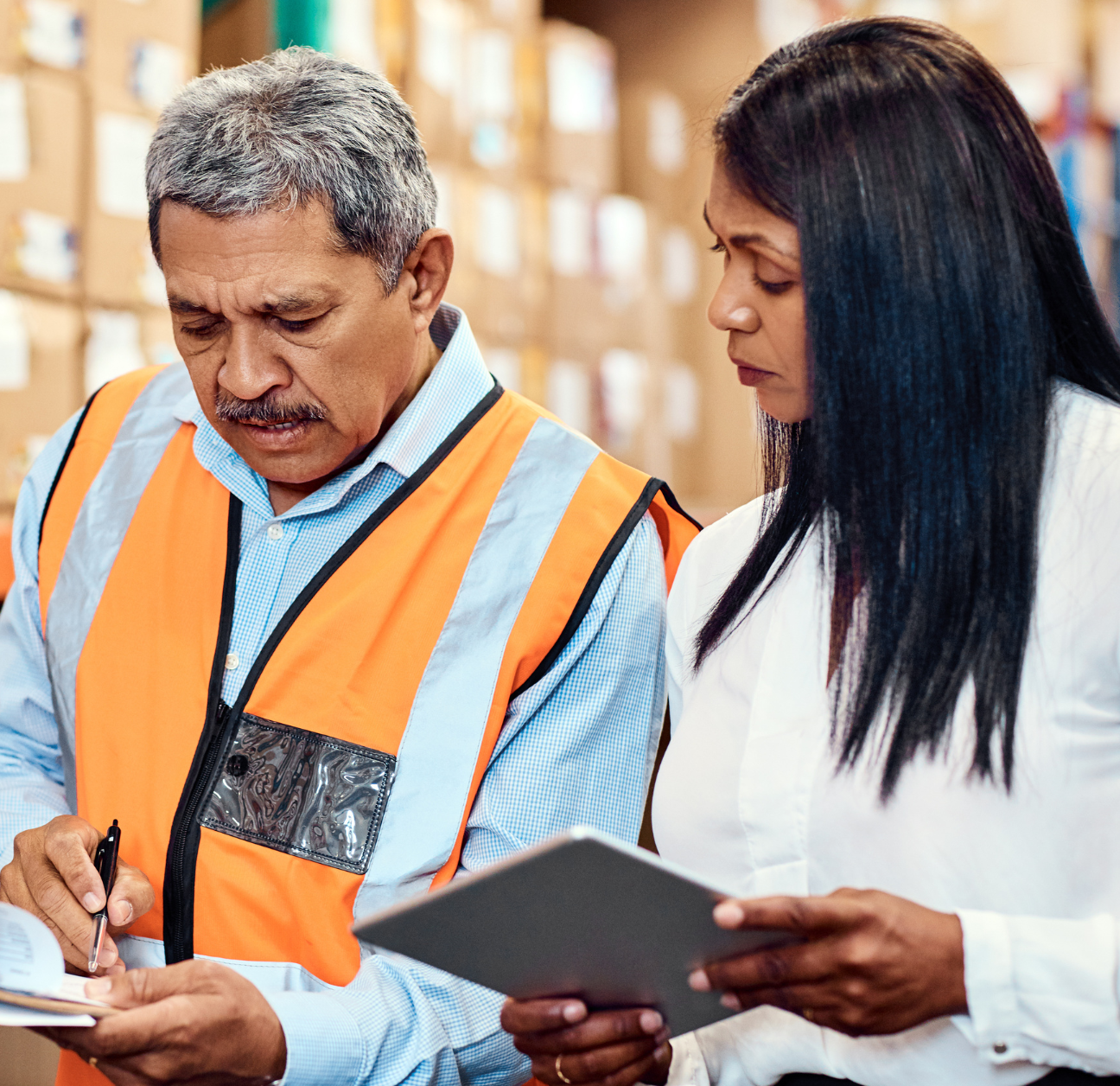 Supply chain and logistics workers automating their supply chain with integrations from Chain.io